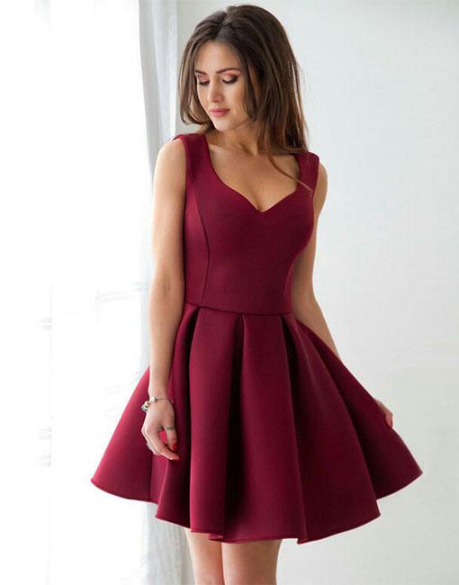 pleated short dress