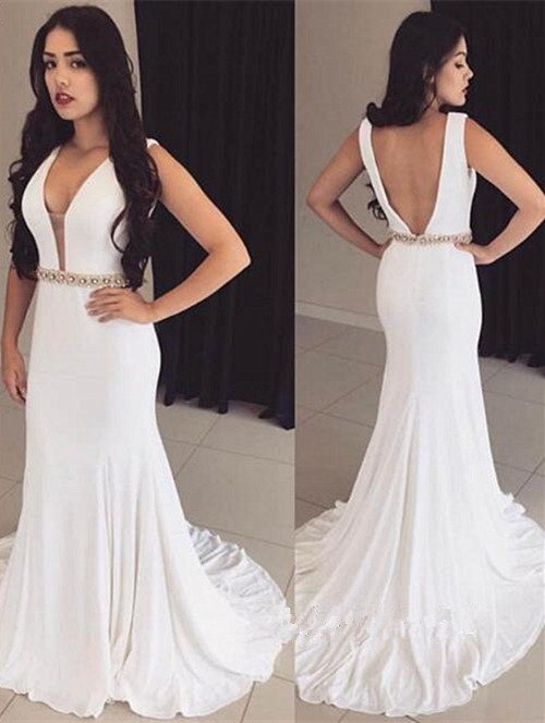 Elegant White Prom Dresses